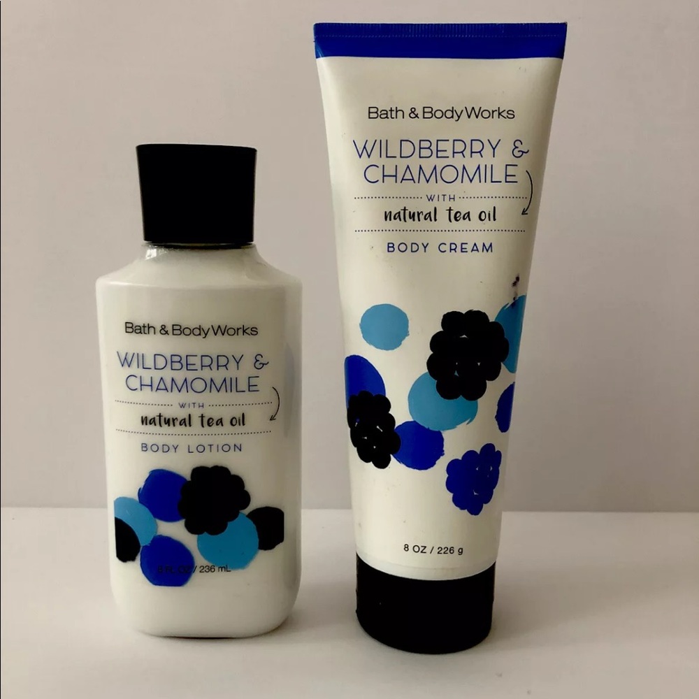 NEW Bath & Body Works Wildberry & Chamomile set